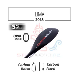 2018 STARBOARD SUP LIMA CARBON BALSA WITH OVAL CARBON S40