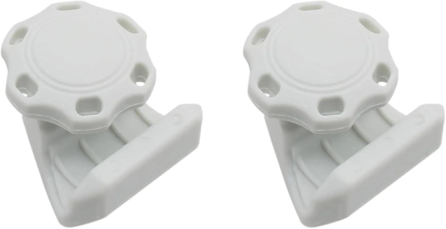 2PCS Football Helmet Screws Nylon Helmet Visor Clips Repair Kits Black Thumb Screws for Football Helmet Chinstrap Stabilization System