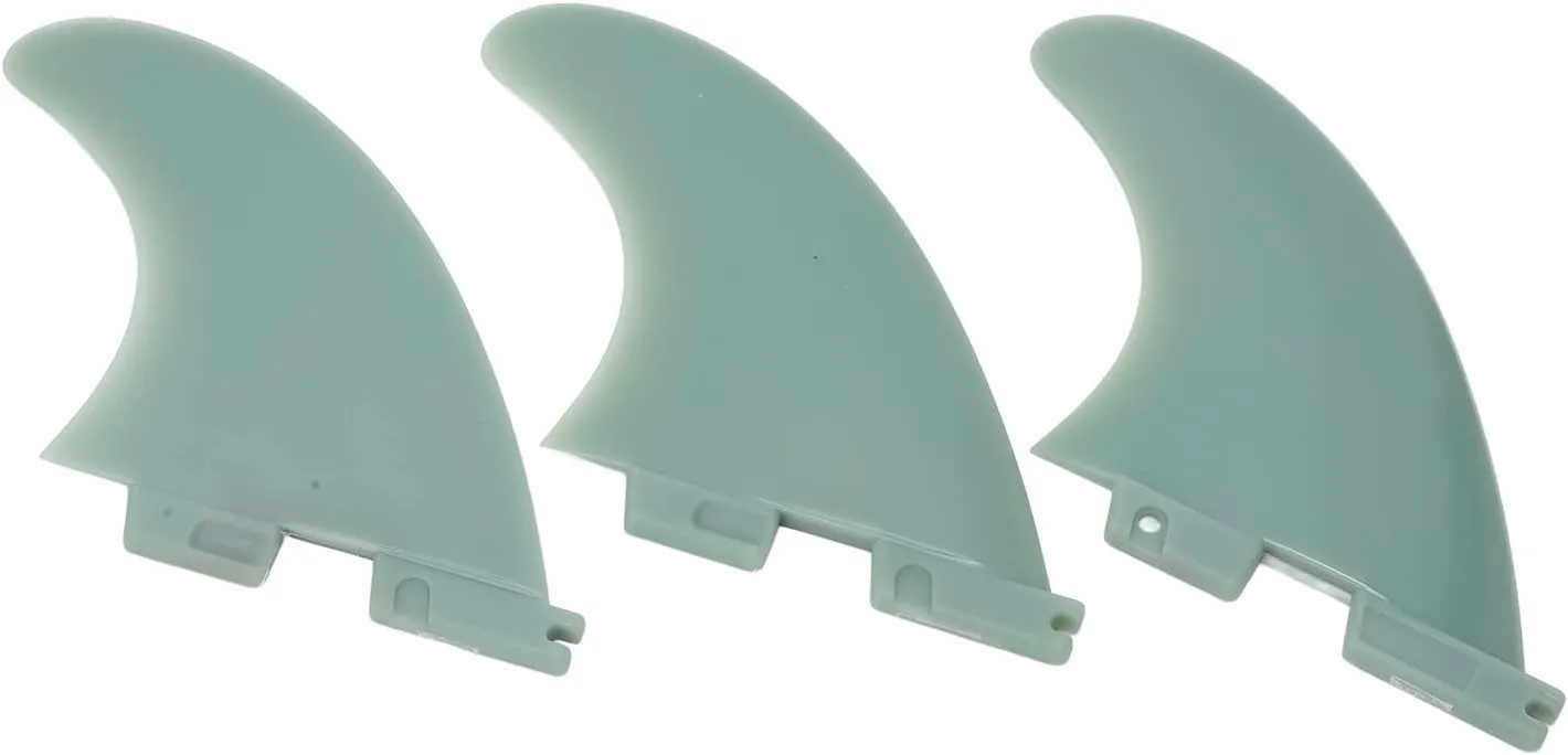 3PCS Single Center Fin,Detachable Inflatable Stand up Paddle Board Fin Replacement,Fiberglass Reinforeced Replacement Fins for Long Board, Surfboard