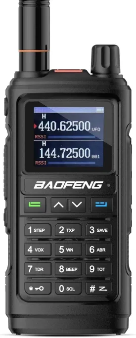 BAOFENG UV-17R Two Way Radio (Upgraded Version of UV-5R), Dual Band 144-148/420-450Mhz Handheld Ham Radio with 999 Channels Manual DTMF VOX 1800mAh Li-ion Battery, Support CHIRP