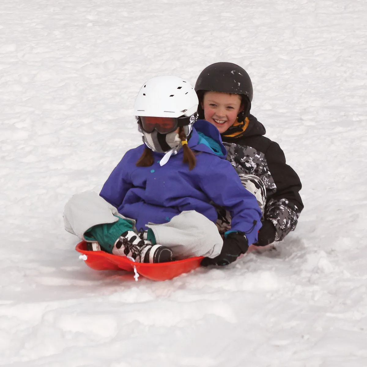 Classic 2 Sled | 1-2 Rider Plastic Snow Sled - 48"