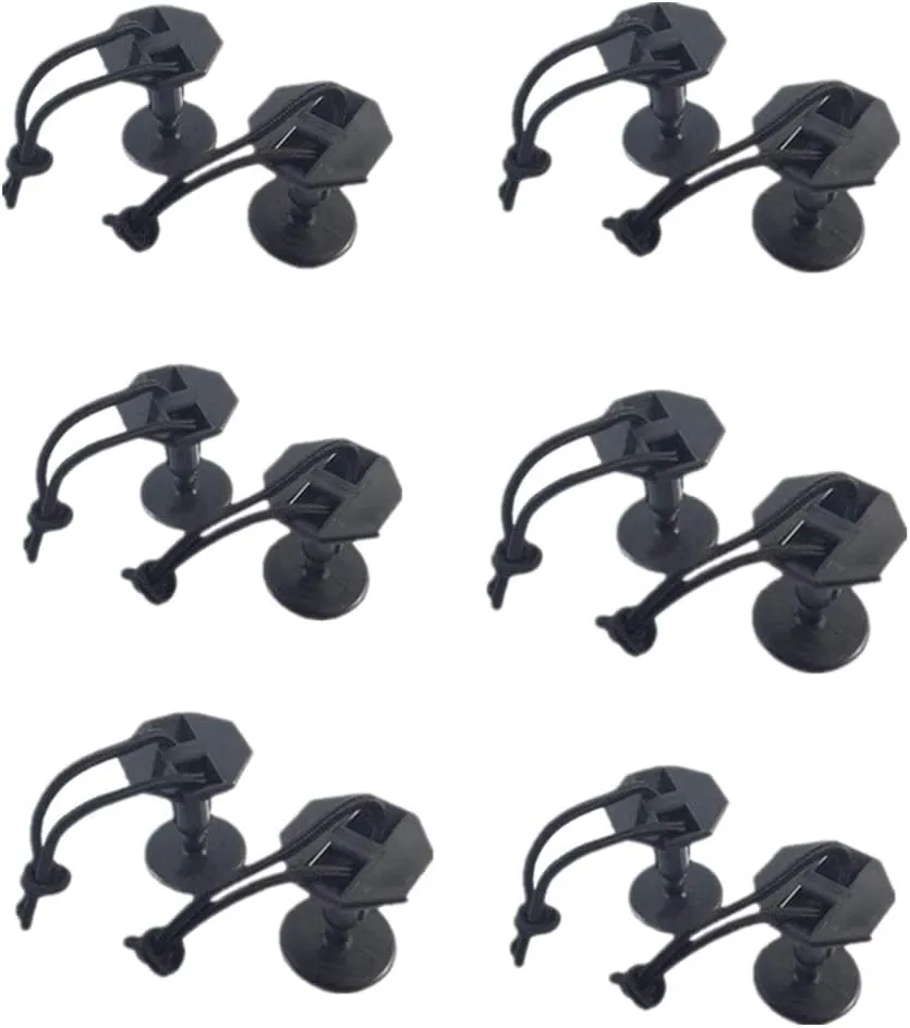 Durable Plastic Surfboard Leash Plugs Bodyboard Surf Leash Plugs Suit for Water Sports Replacement Accessories (6 Pieces)