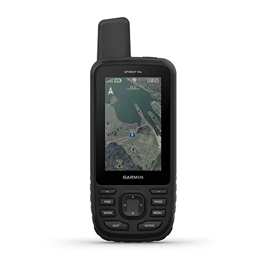 Garmin GPSMAP 66s, Handheld Hiking GPS with 3” Color Display