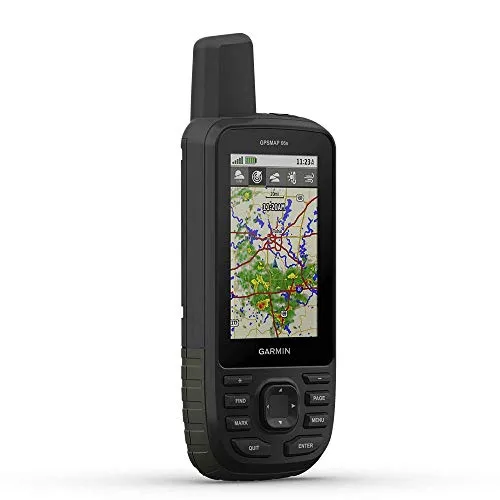 Garmin GPSMAP 66s, Handheld Hiking GPS with 3” Color Display