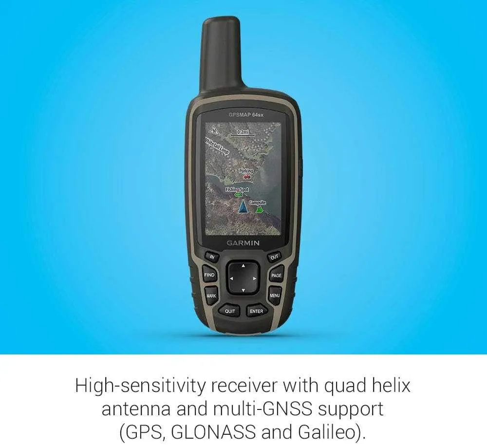 GPSMAP 64sx, Handheld GPS with Altimeter and Compass