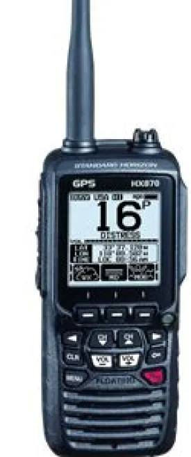 HX870 6 Watt Floating Handheld VHF Radio w/Integrated GPS