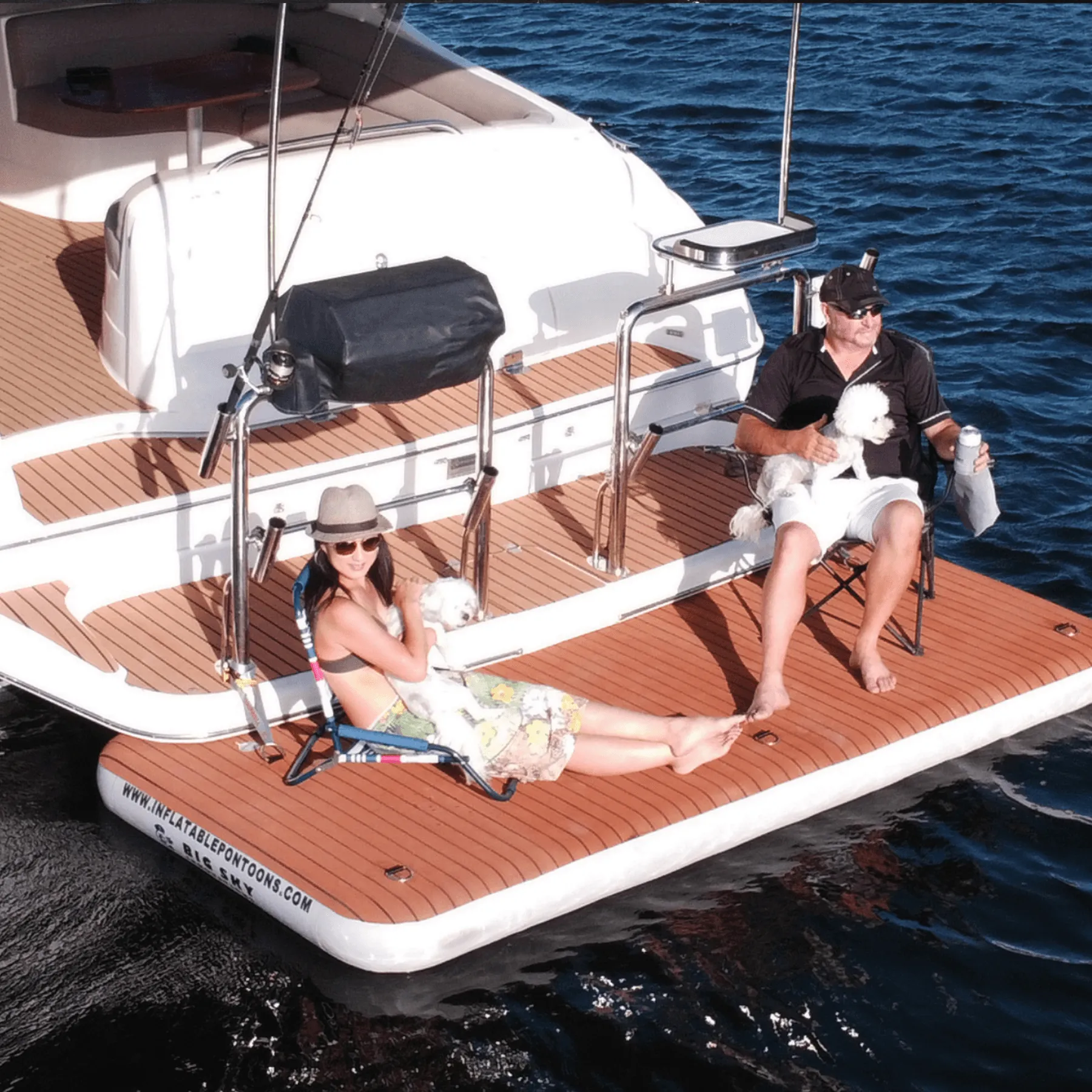 Inflatable Pontoons Deck Extenders