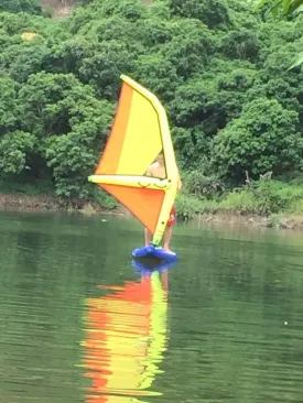 Inflatable PVC SUP Sailboat Windsurfing Paddle Surf Board New