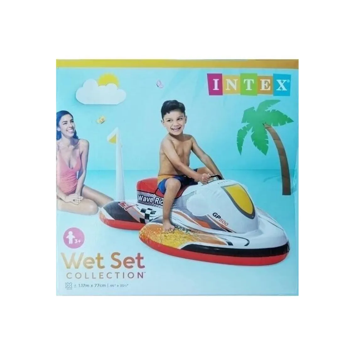 Intex Inflatable Wave Rider Ride-on IT 57520NP (46"x30.5") (3y ) - Wet Set Collection