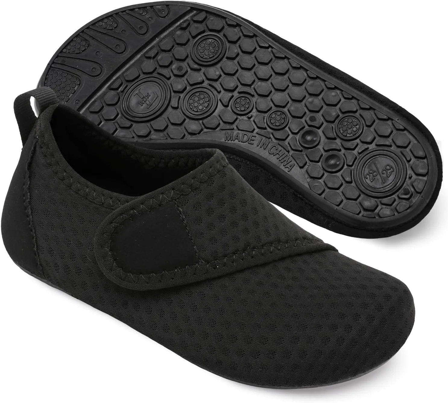 JOINFREE Kids Boys and Girls Swim Water Shoes Toddler Quick Dry Aqua Socks Barefoot Skin Shoes for Beach Sports