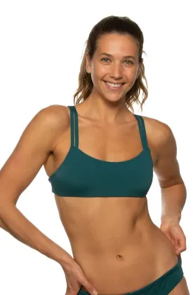 JOLYN Fendrick Bikini Top - Peacock