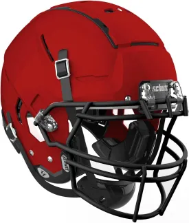 League Outfitters Schutt Adult F7 VTD Football Helmet with Facemask (Scarlet, Large)