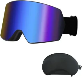 LESC Ski Goggles Anti-fog with UV400 Protection, HD OTG Design Snowboard Snow Skiing Goggles for Men Women Adult,Youth