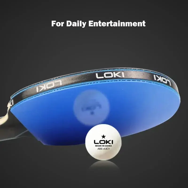 LOKI K5000 Table Tennis Bats x 2 with Blue Rubber