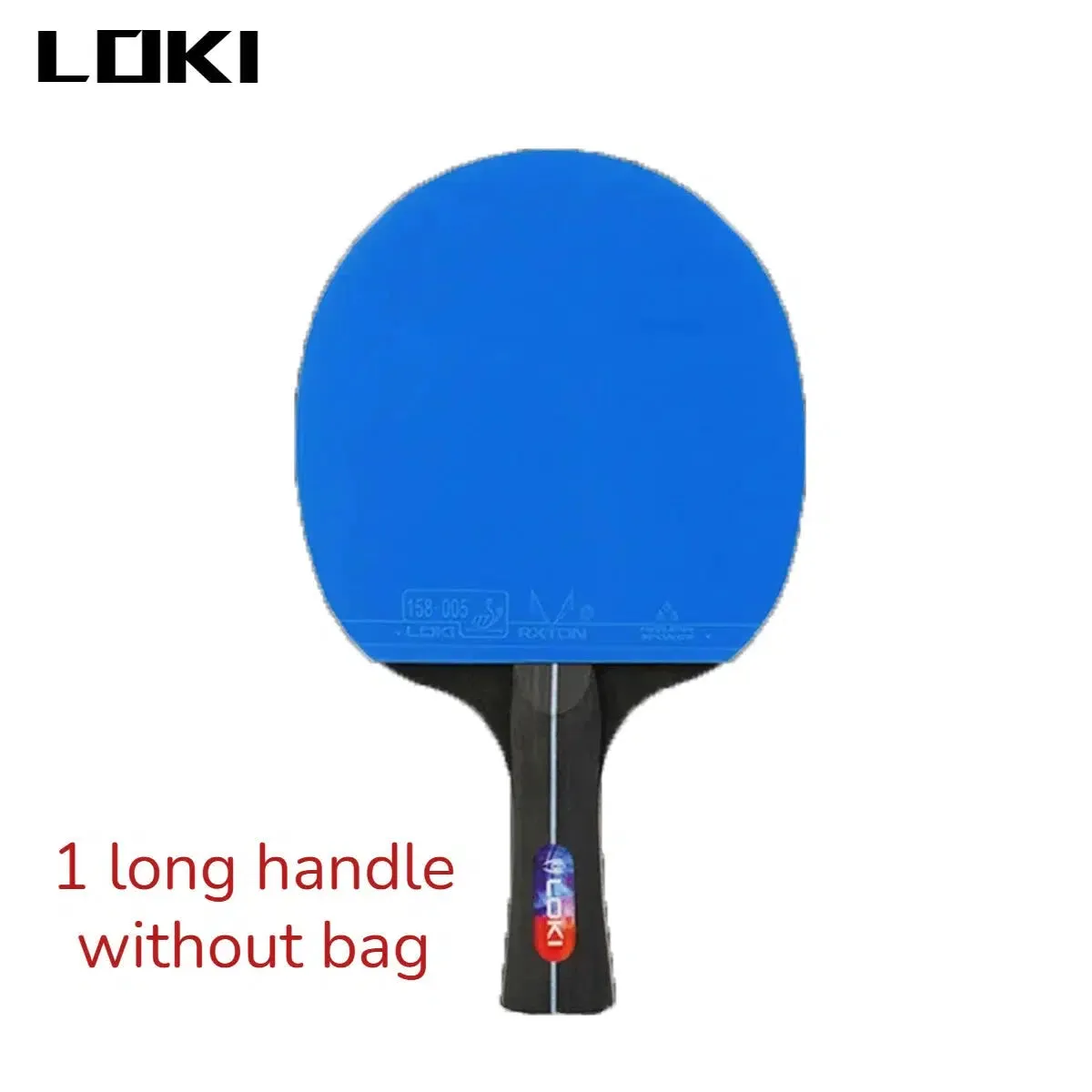 LOKI K5000 Table Tennis Bats x 2 with Blue Rubber