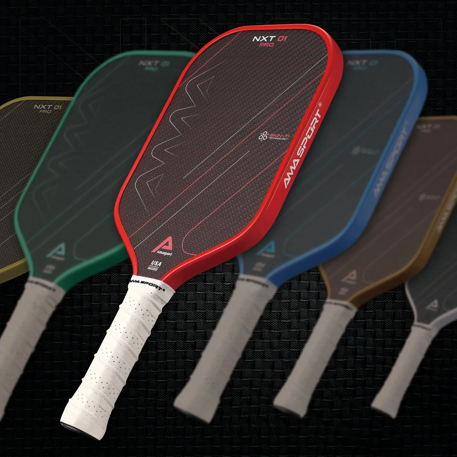 NXT 01 Pickleball Paddle 3K Carbon Fiber Pickleball Paddle Set