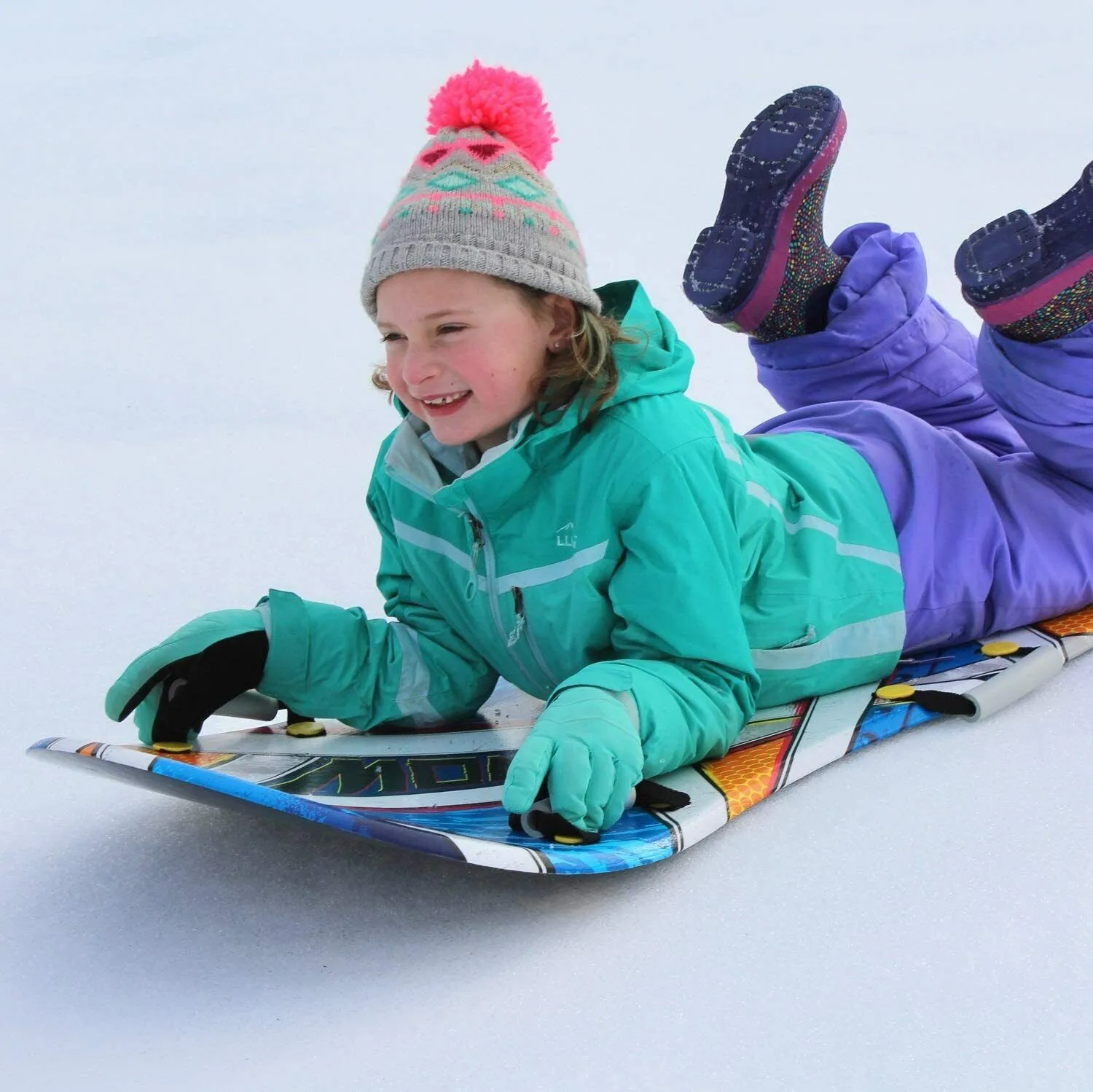 Paricon F47 47" Snow Screamer Foam Sled With Rugged Handles - Quantity of 3