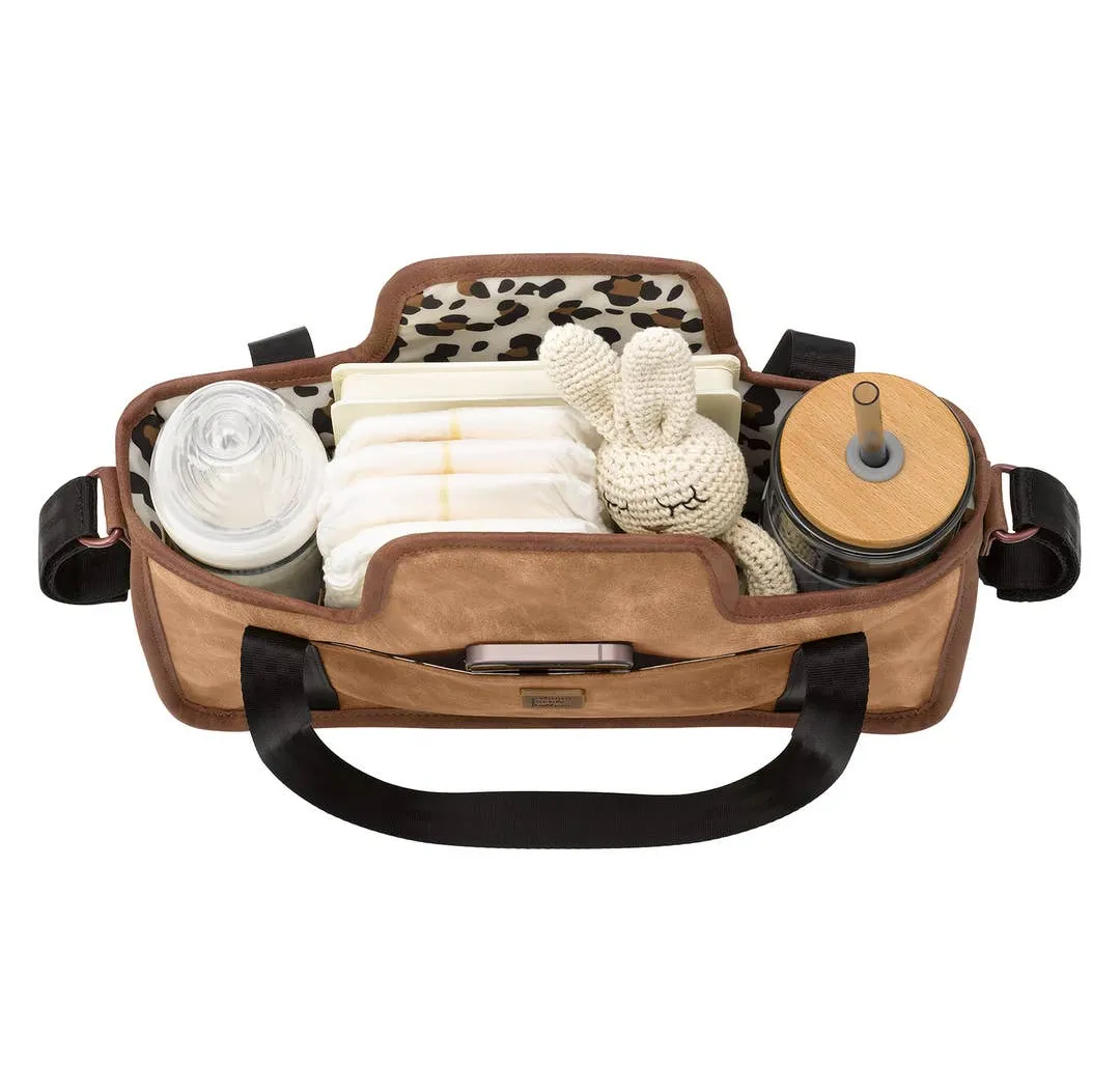 Petunia Pickle Bottom Wander Stroller Caddy in Brioche