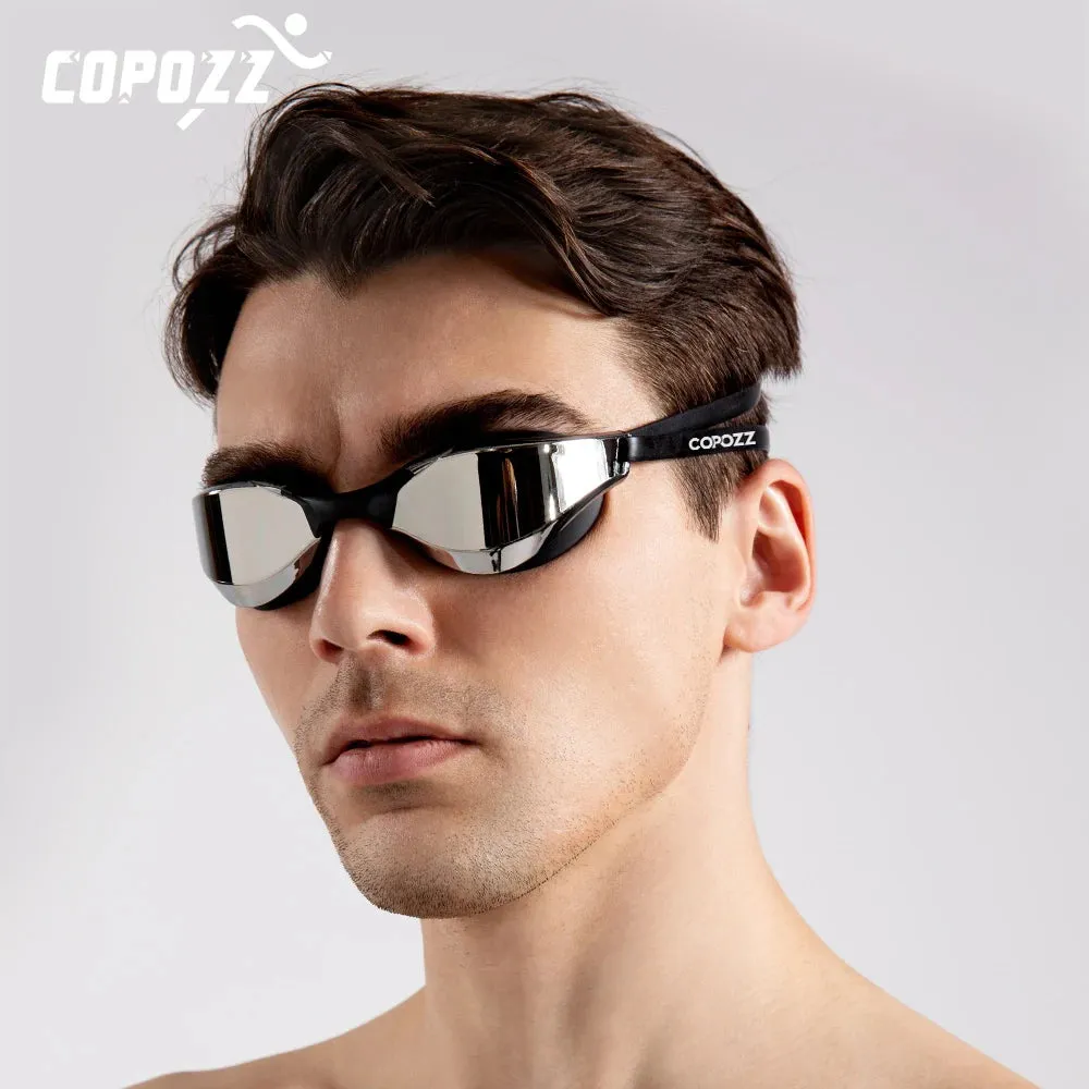 Professional HD Anti-Fog Swim Goggles - Large Frame Silicone Glasses for Men and Women