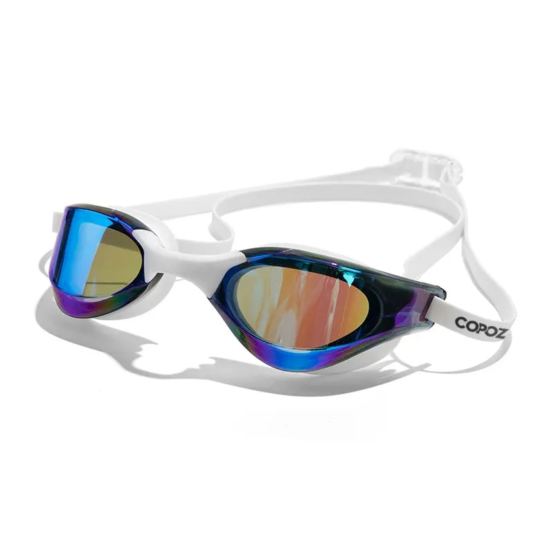 Professional HD Anti-Fog Swim Goggles - Large Frame Silicone Glasses for Men and Women