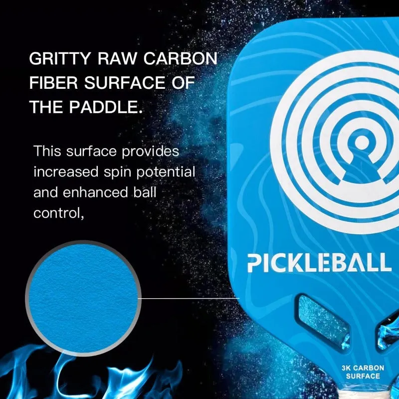 Professional T300 Carbon Fiber Pickleball Racket Integrated Competitive Pickleball Paddle