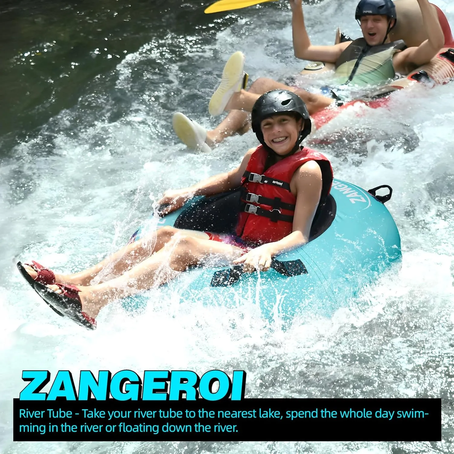 River Tube for Floating Heavy Duty Rubber River Tube, Sledding Float | Pool Closing Inner Tube | Truck Inner Tubes