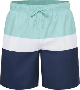 Rokka&Rolla Men's Swim Trunks Quick Dry Board Shorts Bathing Suit with Mesh Lining