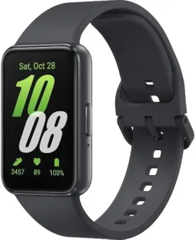 SAMSUNG Galaxy FIT 3 [2024] 1.6" AMOLED Display | 14 Days Battery Life | 100  Watchfaces | 100  Exercise Modes | International Model - (Black)