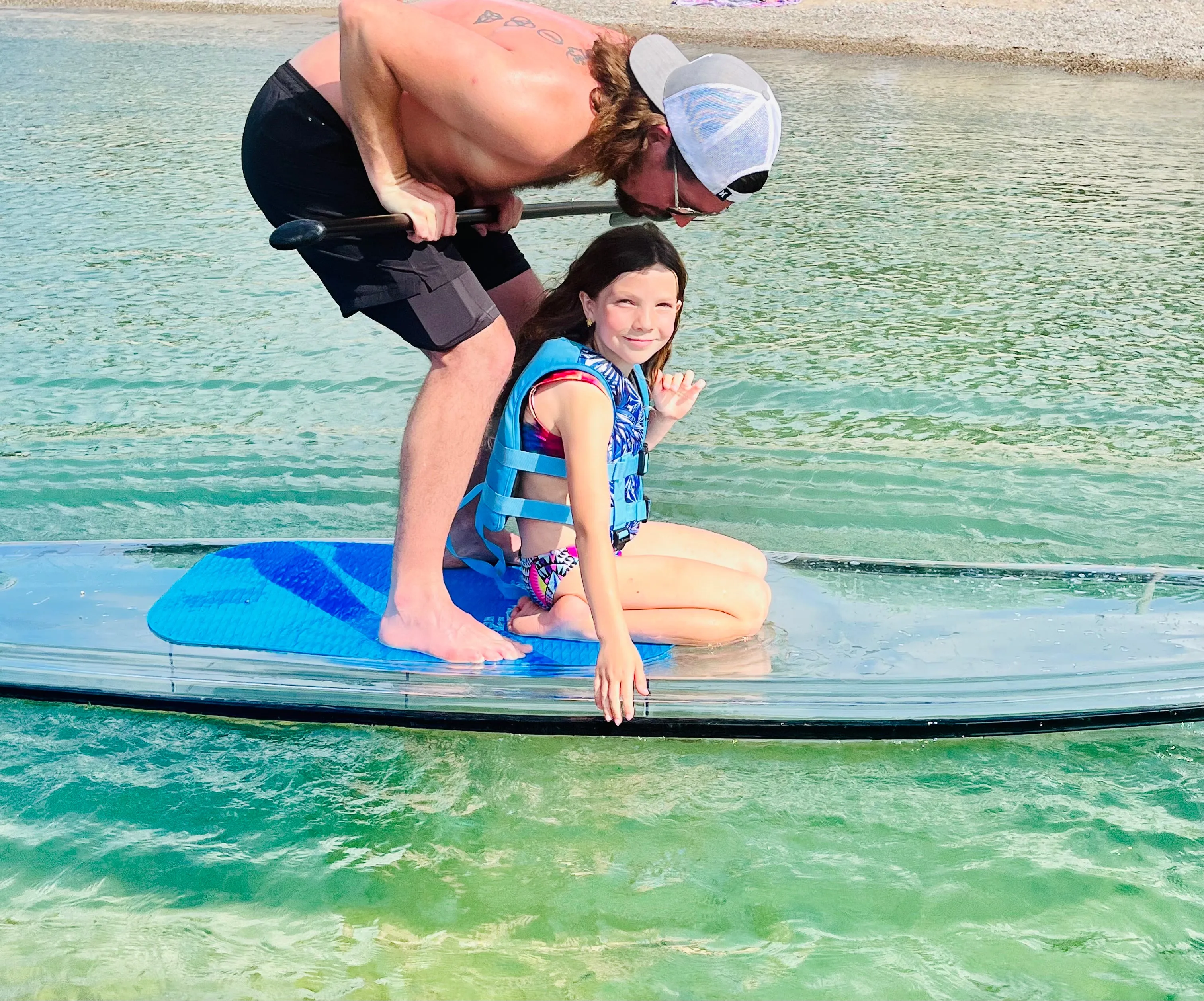 Set of Six (6) Original Crystal Boards® ($1299 Each) - #1 Rated Fully Transparent See-Through SUP / Stand-Up Paddleboard w/ UV PROTech™. Includes Paddle, Quick-Release Skeg & Accessories ~AS SEEN ON TV!