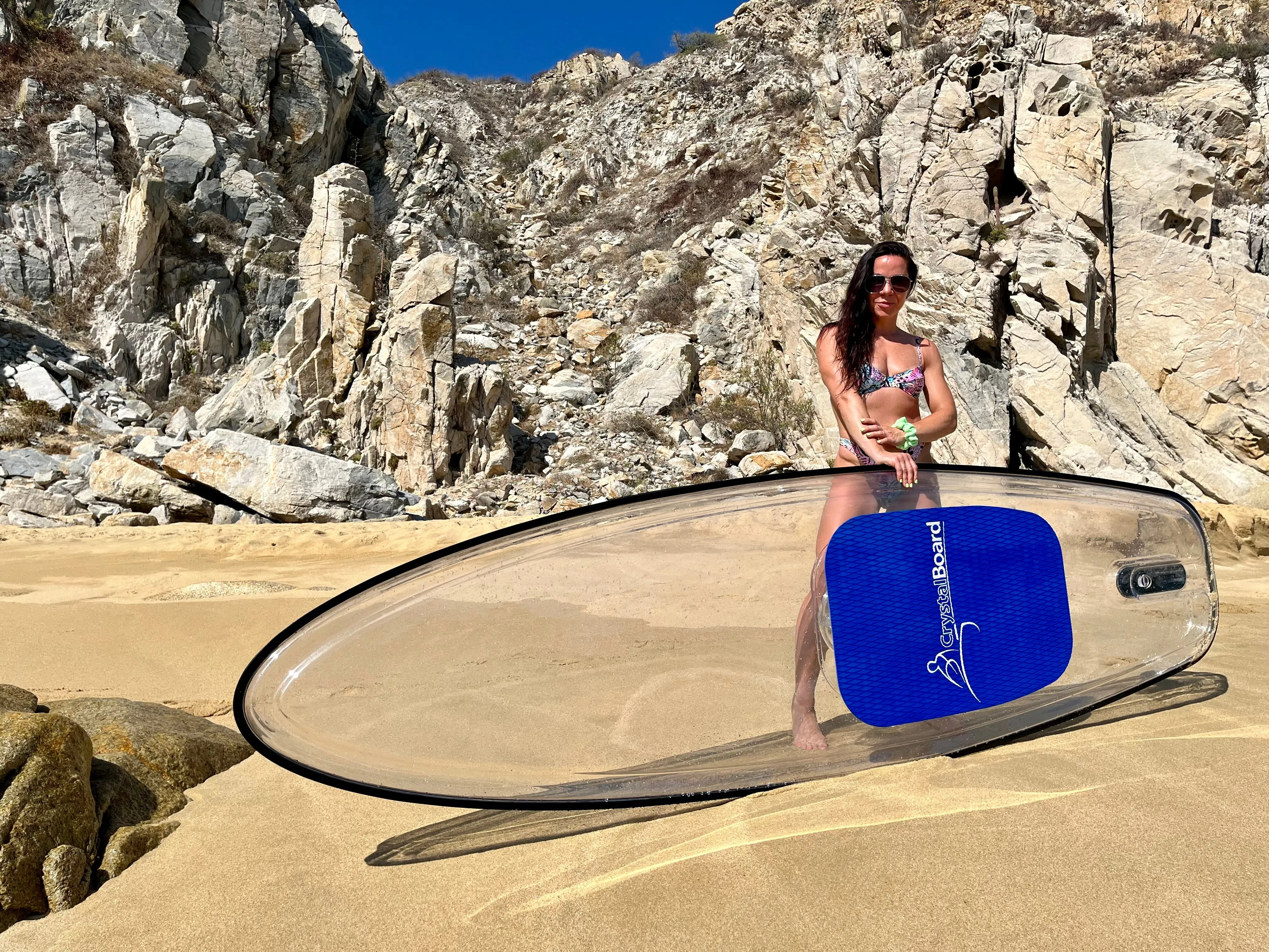Set of Three (3) Original Crystal Boards® ($1399 Each) - #1 Rated Fully Transparent See-Through SUP / Stand-Up Paddleboard w/ UV PROTech™.  Includes Paddle, Quick-Release Skeg & Accessories ~AS SEEN ON TV!