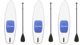 Set of Three (3) Original Crystal Boards® ($1399 Each) - #1 Rated Fully Transparent See-Through SUP / Stand-Up Paddleboard w/ UV PROTech™.  Includes Paddle, Quick-Release Skeg & Accessories ~AS SEEN ON TV!