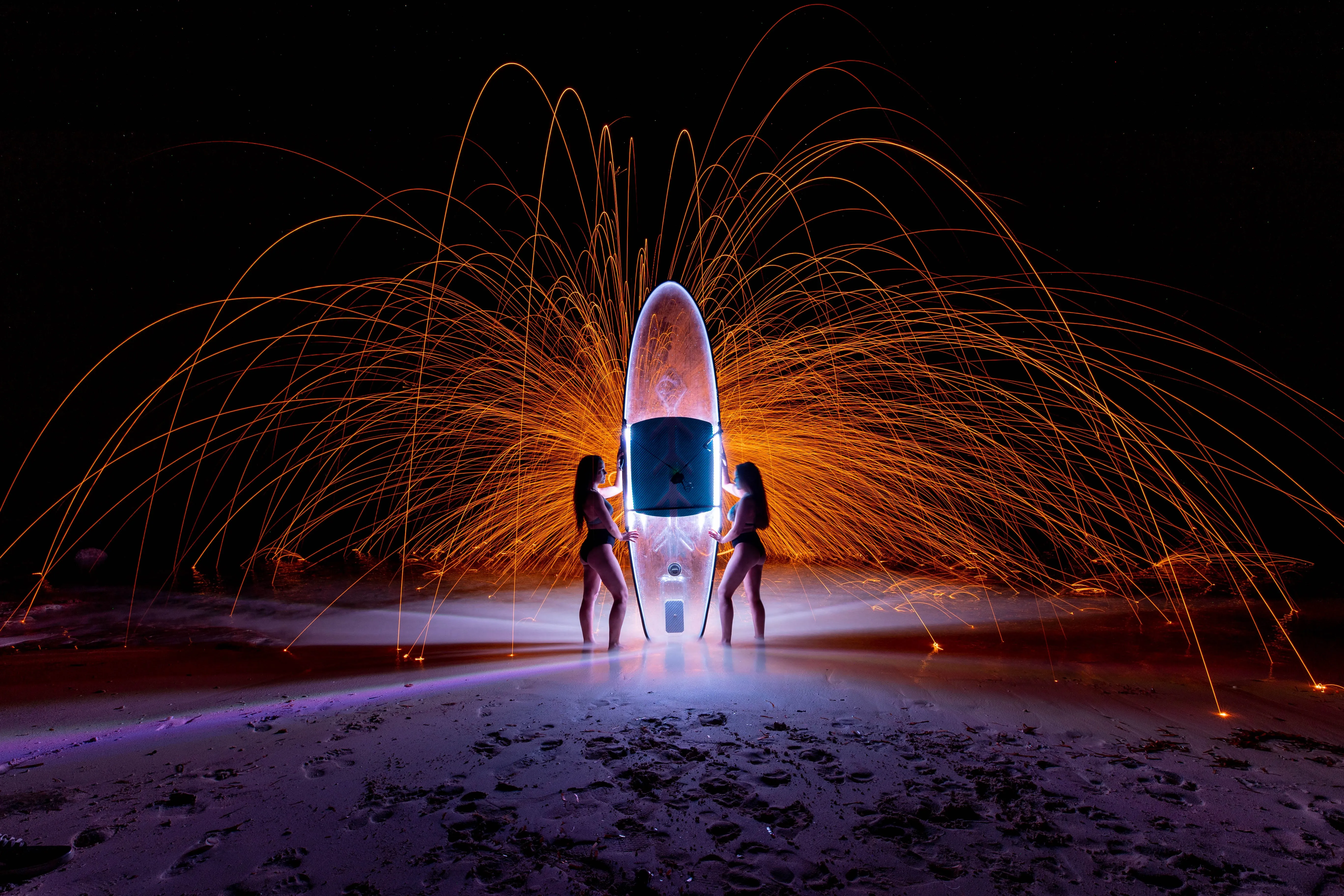 Set of Three (3) Original Crystal Boards® ($1399 Each) - #1 Rated Fully Transparent See-Through SUP / Stand-Up Paddleboard w/ UV PROTech™.  Includes Paddle, Quick-Release Skeg & Accessories ~AS SEEN ON TV!