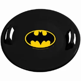 Slippery Racer SR710BTM 26" Heavy Duty Plastic Batman Snow Sled Saucer - Quantity of 3