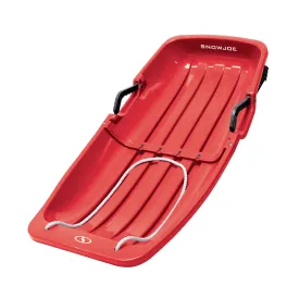 Snow Joe SJ-SLD34-RED Snow Sled for Kids 4-8 | Fits 2 Riders | 34-inch (Red)