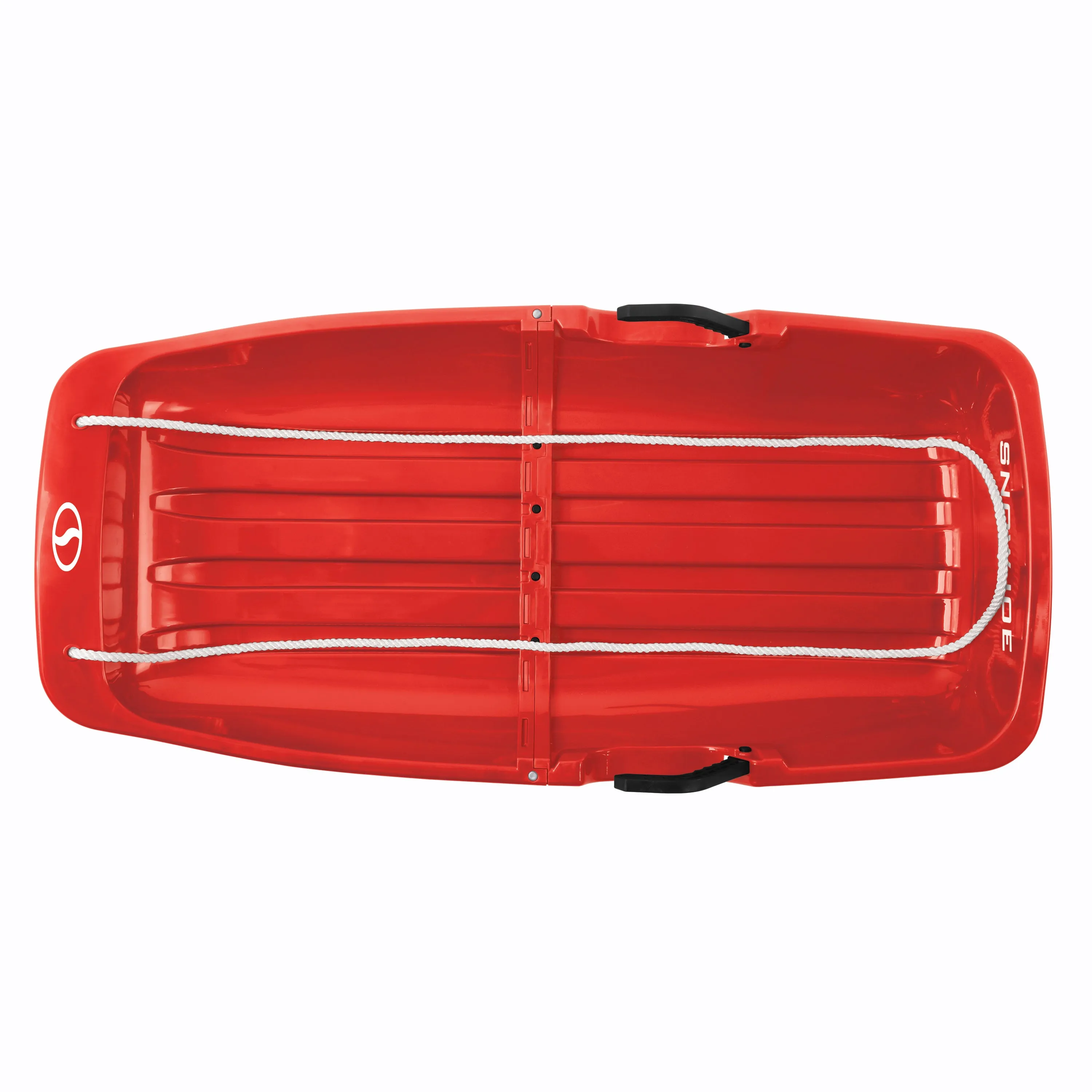 Snow Joe SJ-SLD34-RED Snow Sled for Kids 4-8 | Fits 2 Riders | 34-inch (Red)