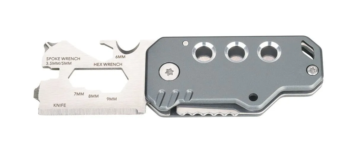 Troika KEYTOOL Pocket Multi-Tool With 11 Functions and  Keychain Loop