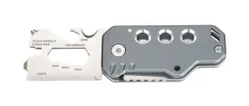Troika KEYTOOL Pocket Multi-Tool With 11 Functions and  Keychain Loop