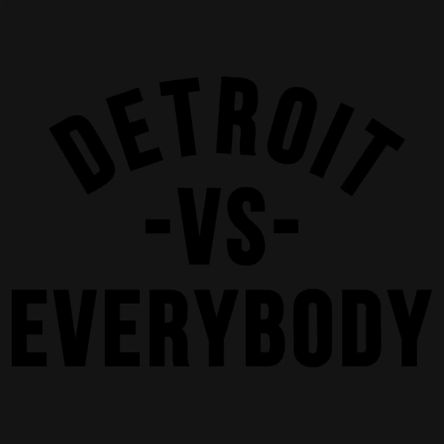 UGP Campus Apparel Detroit Vs Everybody - Michigan Pride Crewneck Sweatshirt