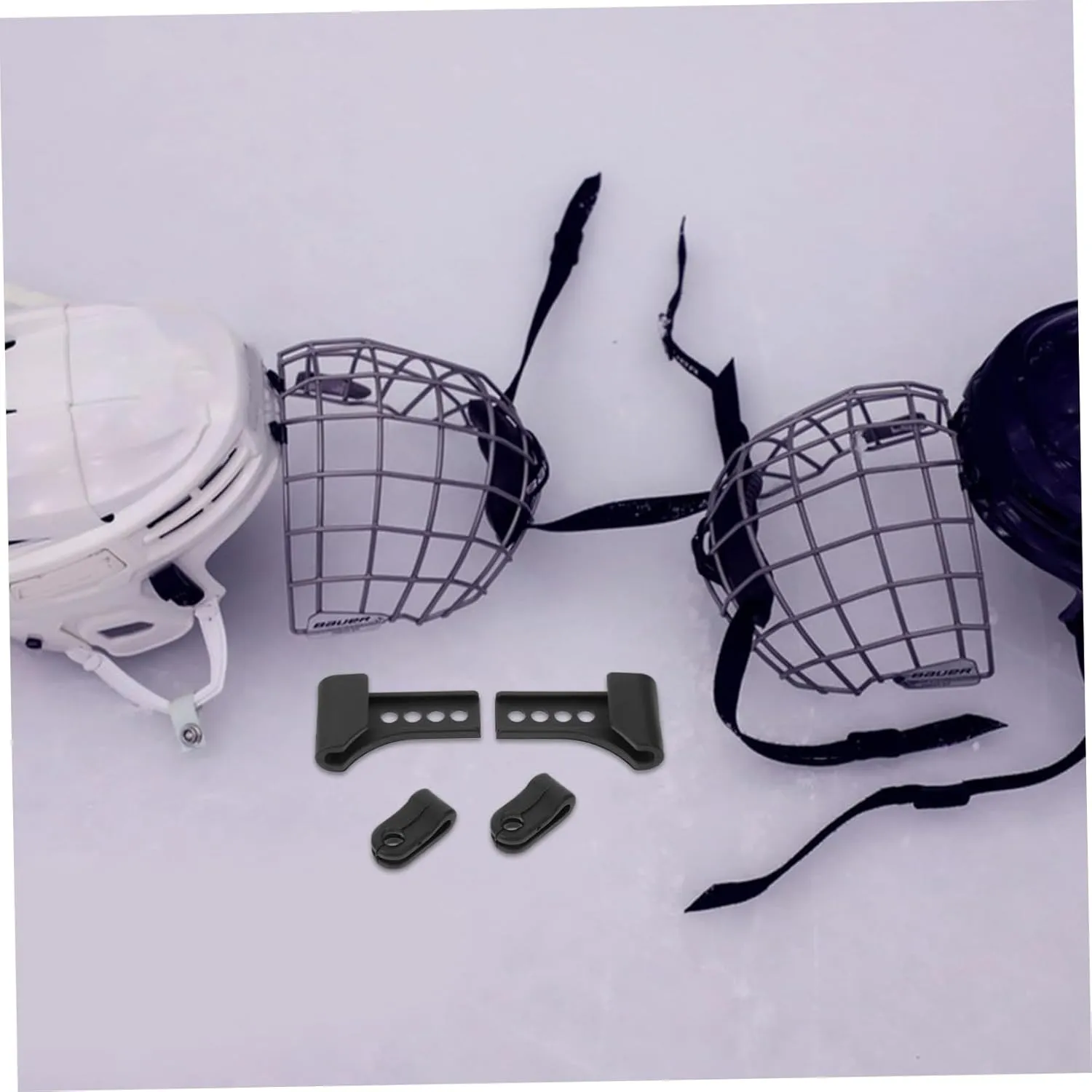 VANZACK Sports Helmet Baseball Visor Supplies Visor Clamps Helmet Visor Fastener Baseball Visor Clips Hockey