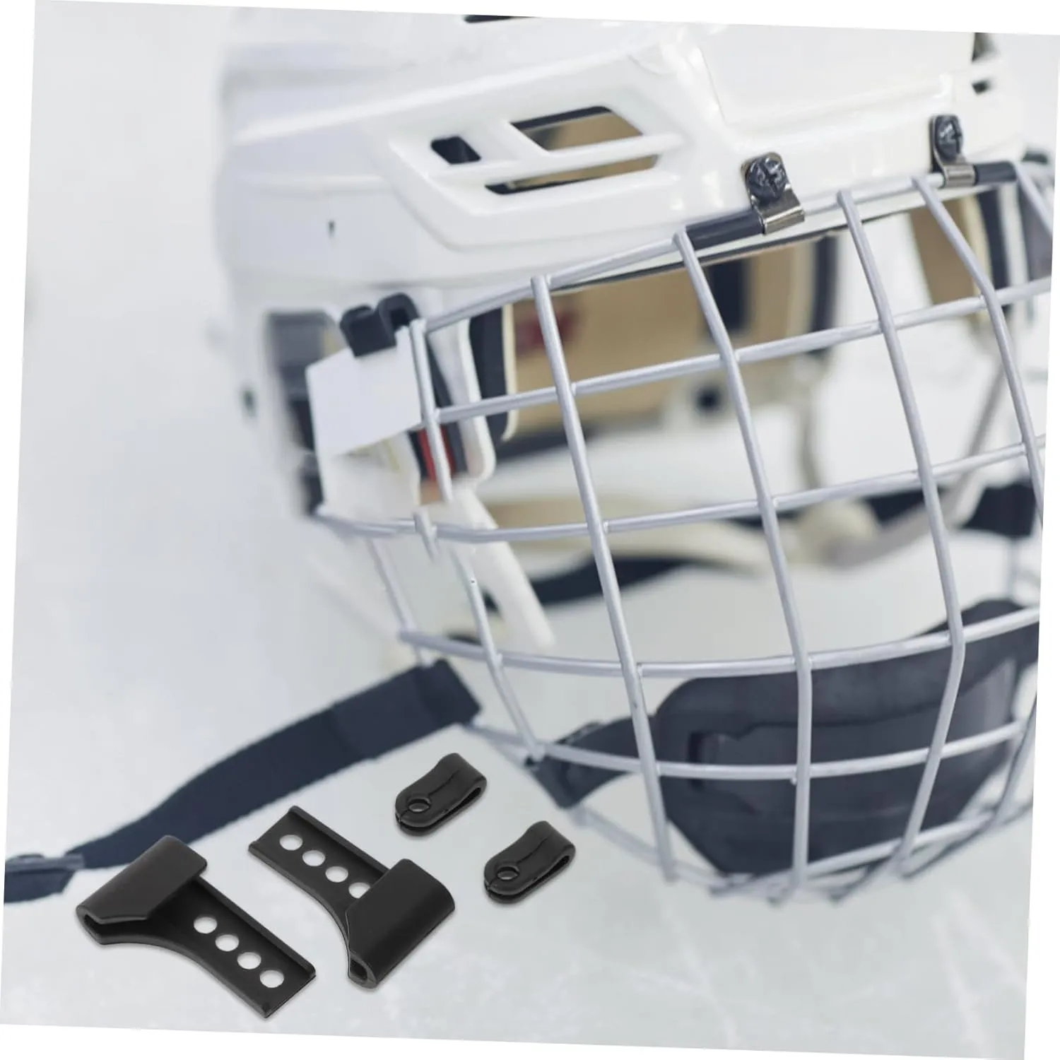 VANZACK Sports Helmet Baseball Visor Supplies Visor Clamps Helmet Visor Fastener Baseball Visor Clips Hockey