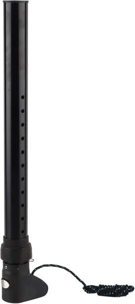 Windsurfing Mast Extender Mount, Rod Extender Base Mount Adapter Fit for SDM Thick Masts, Professional Surfing Water Sports Accessory, 35Cm Black